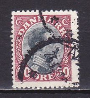 Denmark, 1919, King Christian X, 50ø, USED - Used Stamps