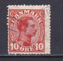 Denmark, 1913, King Christian X, 10ø, USED - Used Stamps