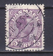 Denmark, 1913, King Christian X, 15ø/Violet, USED - Gebraucht