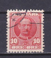 Denmark, 1907, King Frederik VIII, 10ø, USED - Oblitérés