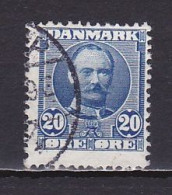 Denmark, 1911, King Frederik VIII, 20ø/Ultramarine, USED - Usati