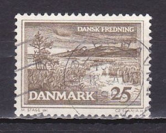 Denmark, 1964, Natural Preservation/R. Karup Landscape, 25ø, USED - Gebruikt