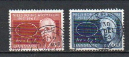 Denmark, 1963, Bohr's Atomic Theory 50th Anniv, Set, USED - Gebraucht