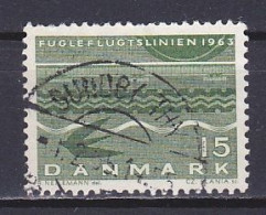 Denmark, 1963, Denmark-Germany Railway Link/Fluorescent, 15ø, USED - Gebraucht