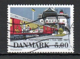 Denmark, 1997, Travelling Post Offices Closure, 5.00kr, USED - Gebruikt