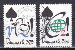 Denmark, 1994, Save Water & Energy Campaigns, Set, USED - Used Stamps