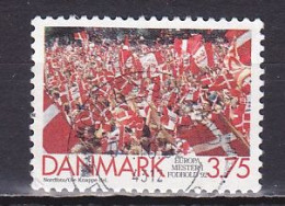 Denmark, 1992, Demark European Football Champions, 3.75kr, USED - Gebruikt