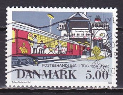 Denmark, 1997, Travelling Post Offices Closure, 5.00kr, USED - Usado