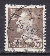 Denmark, 1962, King Frederik IX, 20ø/Fluorescent, USED - Oblitérés