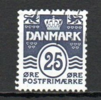 Denmark, 2005, Numeral & Wave Lines, 25ø, USED - Oblitérés