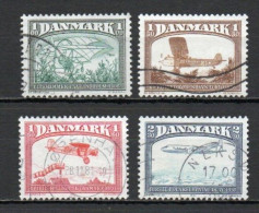 Denmark, 1981, Aviation History, Set, USED - Gebraucht