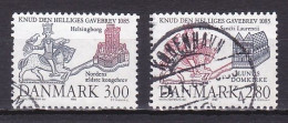 Denmark, 1985, St. Canute's Deed Of Gift To Lund 900th Anniv, Set, USED - Usati