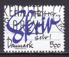 Denmark, 1993, Letter-writing Campaign, 5.00kr, USED - Usado