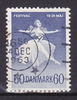Denmark, 1962, Ballet & Musical Festival, 60ø/Fluorescent, USED - Gebruikt