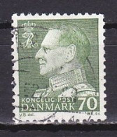 Denmark, 1961, King Frederik IX, 70ø, USED - Used Stamps