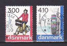 Denmark, 1988, Europa CEPT, Set, USED - Gebruikt