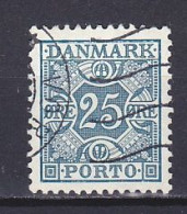 Denmark, 1934, Numeral & Posthorns, 25ø, USED - Segnatasse