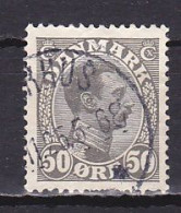 Denmark, 1921, King Christian X, 50ø, USED - Usati