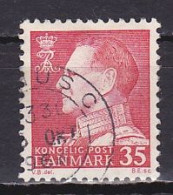 Denmark, 1963, King Frederik IX, 35ø/Fluorescent, USED - Usado