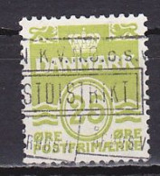 Denmark, 1965, Numeral & Wave Lines, 25ø, USED - Gebruikt