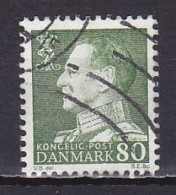 Denmark, 1967, King Frederik IX, 80ø/Fluorescent, USED - Usado