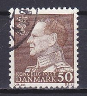 Denmark, 1967, King Frederik IX, 50ø, USED - Gebraucht