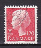 Denmark, 1977, Queen Margrethe II, 120ø, USED - Used Stamps