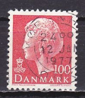Denmark, 1976, Queen Margrethe II, 100ø/Ordinary Paper, USED - Gebraucht