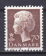 Denmark, 1974, Queen Margrethe II, 70ø, USED - Used Stamps