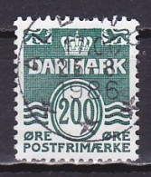 Denmark, 1983, Numeral & Wave Lines, 200ø, USED - Gebruikt