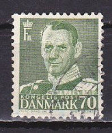 Denmark, 1950, King Frederik IX, 70ø, USED - Used Stamps