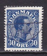 Denmark, 1925, King Christian X, 30ø, USED - Usado