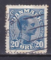 Denmark, 1913, King Christian X, 20ø, USED - Usado