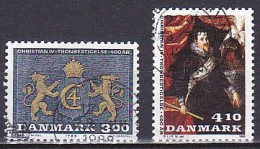 Denmark, 1988, King Christian IV Accession 400th Anniv, Set, USED - Usado
