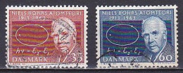 Denmark, 1963, Bohr's Atomic Theory 50th Anniv, Set, USED - Usati