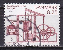 Denmark, 1990, Denmarks First Steam Engine Bicentenary, 8.25kr, USED - Gebruikt