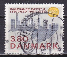 Denmark, 1986, OECD 25th Anniv, 3.80kr, USED - Usado