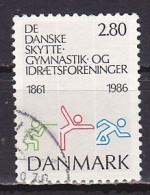 Denmark, 1986, Danish Rifle, Gymnastics & Sports Clubs, 2.80kr, USED - Used Stamps