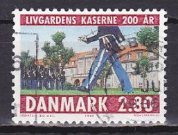 Denmark, 1986, Royal Life Guards Barracks Bicentenary, 2.80kr, USED - Oblitérés