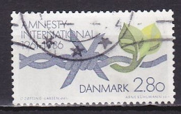 Denmark, 1986, Amnesty International 25th Anniv, 2.80kr, USED - Used Stamps