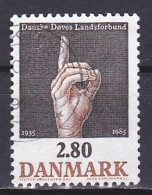 Denmark, 1985, Assoc. Of The Deaf 50th Anniv, 2.80kr, USED - Usado