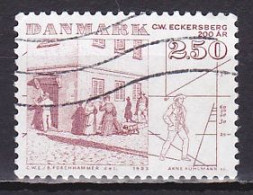 Denmark, 1983, Christoffer W. Eckersberg, 2.50kr, USED - Used Stamps