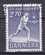 Denmark, 1983, World Badminton Championships, 2.70kr, USED - Used Stamps