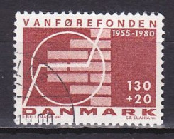 Denmark, 1980, Foundation For Disabled 25th Anniv, 130ø + 20ø, USED - Gebruikt