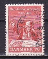 Denmark, 1972, Theatre In Denmark & Holberg's Comedies, 70ø, USED - Used Stamps