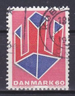 Denmark, 1969, Non Figurative Stamp, 60ø, USED - Usati