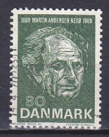 Denmark, 1969, Martin Andersen Nexø, 80ø, USED - Gebruikt