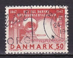 Denmark, 1967, Royal Academy Of Music Centenary, 50ø, USED - Used Stamps