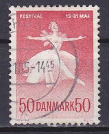 Denmark, 1965, Ballet & Musical Festival, 50ø/Fluorescent, USED - Oblitérés