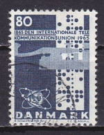 Denmark, 1965, ITU Centenary, 80ø, USED - Usati